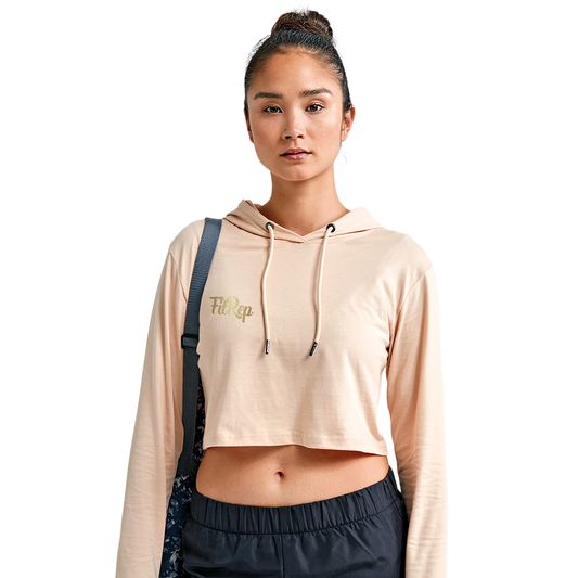 FitRep Classics - Women's Lightweight Cropped Gym Hoodie - Fitrep